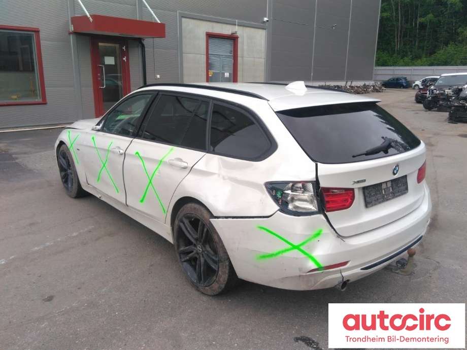 BMW 3-Serie 2012-2018 (F30/F31/F34) (F30/F31/F34), Motorkode: N47D20C, Girkassekode: GA8HP45Z - 4WD