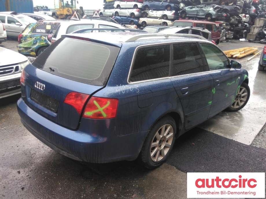 Audi A4 2004-2008 (Type III) (B7) (B7), Motorkode: BRB, Girkassekode: GYA