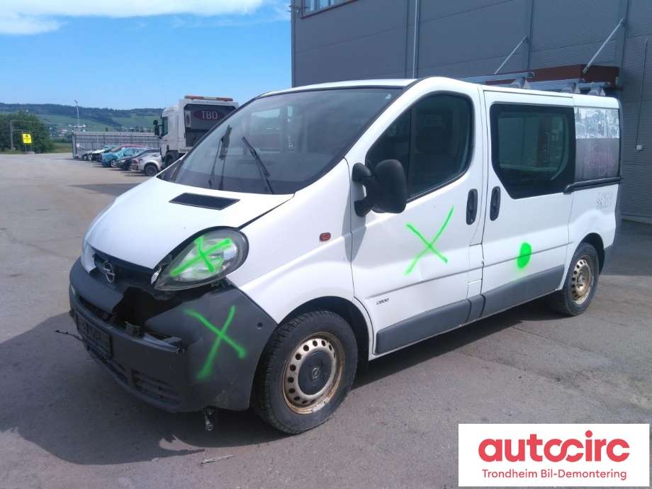 Opel Vivaro A 2001-2006 , Motorkode: F9Q-760, Girkassekode: M73
