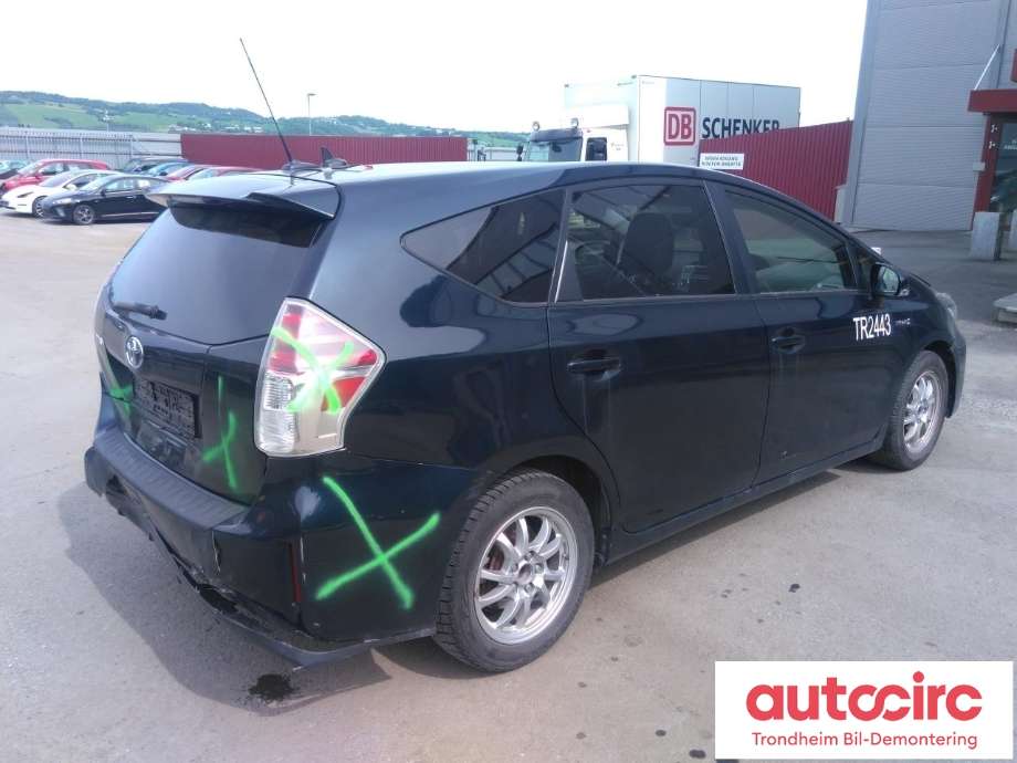 Toyota Prius +7 2012-2020 (Type III) (stasjonsvogn) (stasjonsvogn), Motorkode: 2ZR-FXE, Girkassekode: 3090047130