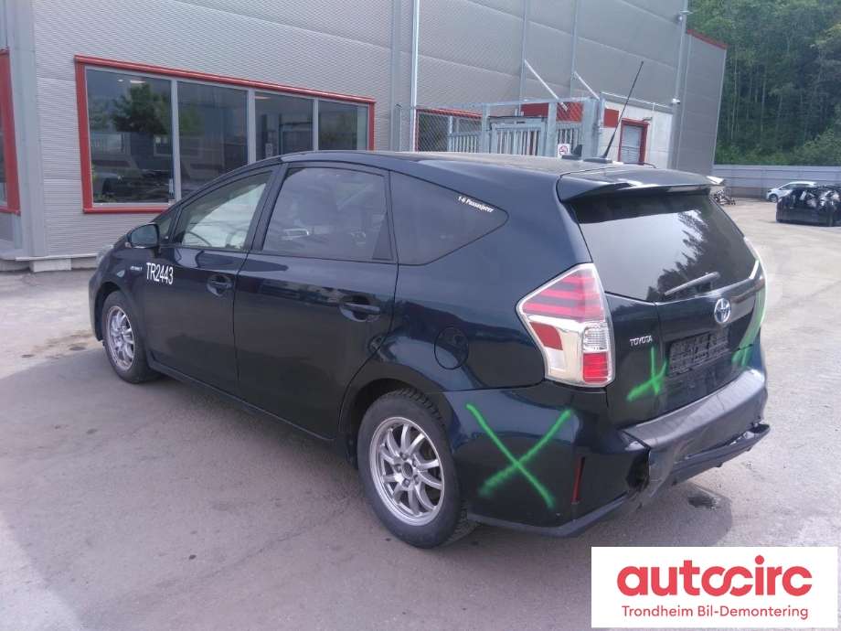 Toyota Prius +7 2012-2020 (Type III) (stasjonsvogn) (stasjonsvogn), Motorkode: 2ZR-FXE, Girkassekode: 3090047130