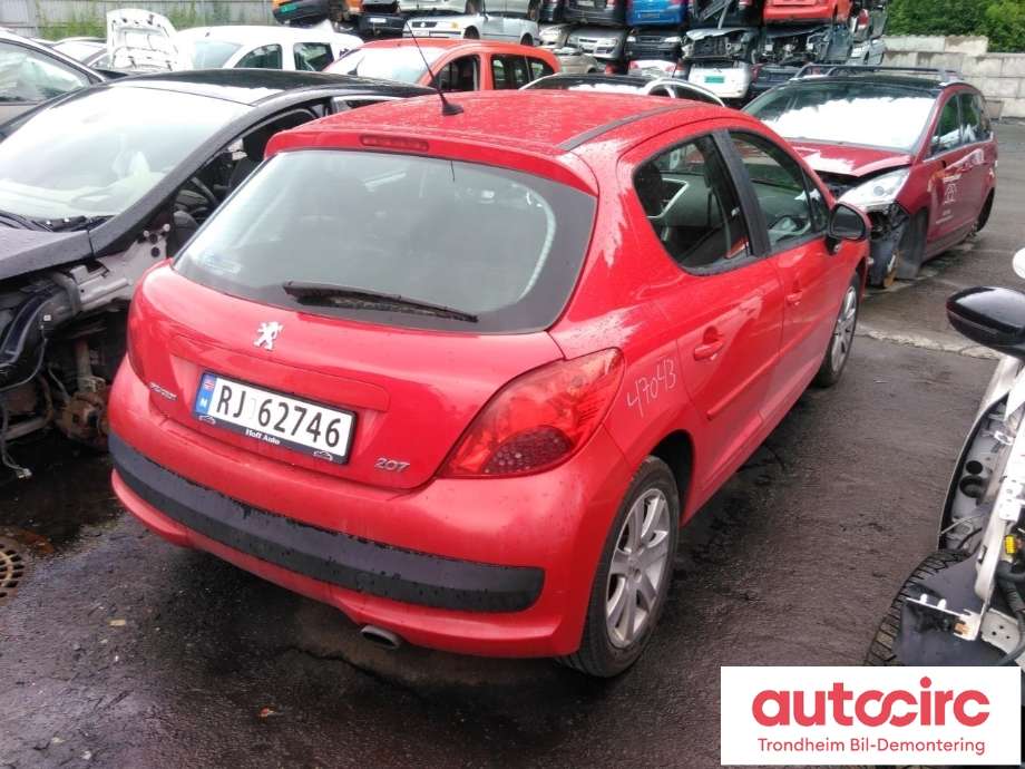 Peugeot 207 2006-2012 , Motorkode: 9HX, Girkassekode: