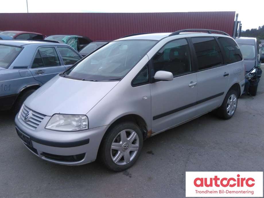 VW Sharan 2000-2010 (Type I, Fase 2) , Motorkode: AUY, Girkassekode: FPK