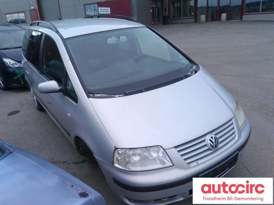 VW Sharan 2000-2010 (Type I, Fase 2) , Motorkode: AUY, Girkassekode: FPK