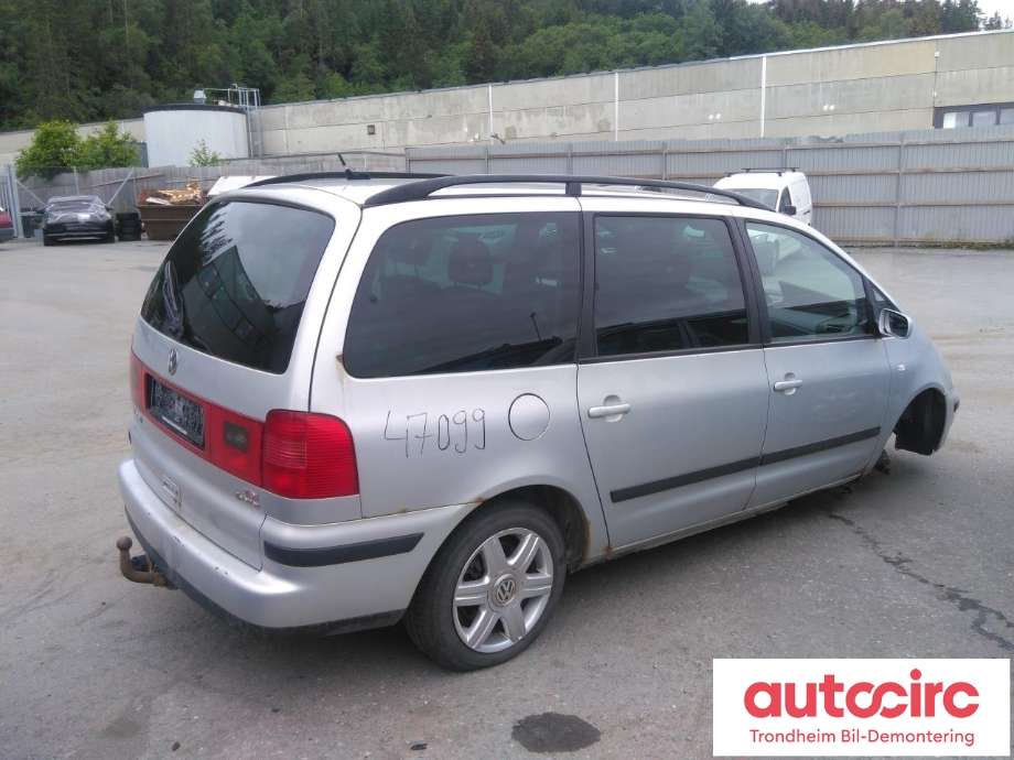 VW Sharan 2000-2010 (Type I, Fase 2) , Motorkode: AUY, Girkassekode: FPK