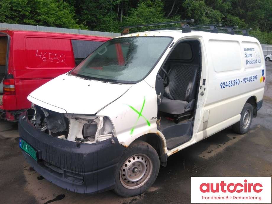 Toyota Hiace 2007-2012 (Fase 3) , Motorkode: 2KD-FTV, Girkassekode: ..