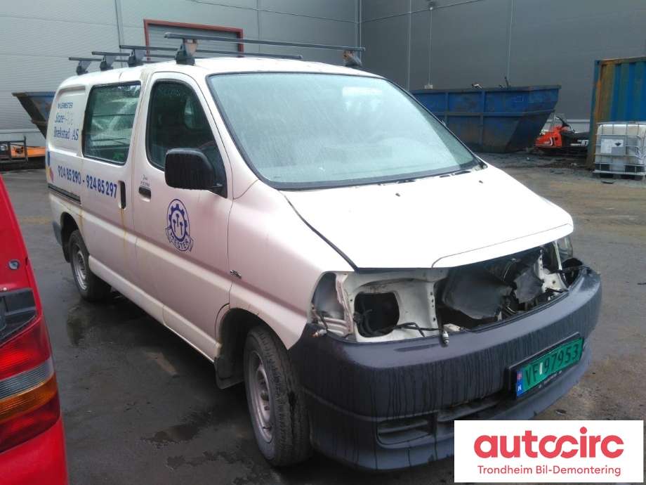 Toyota Hiace 2007-2012 (Fase 3) , Motorkode: 2KD-FTV, Girkassekode: ..
