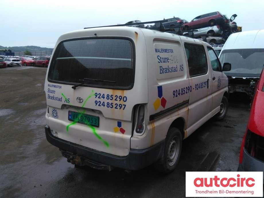 Toyota Hiace 2007-2012 (Fase 3) , Motorkode: 2KD-FTV, Girkassekode: ..