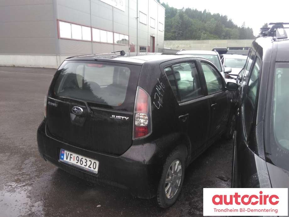 Subaru Justy 2008-2010 (Type IV) , Motorkode: 1KR, Girkassekode: