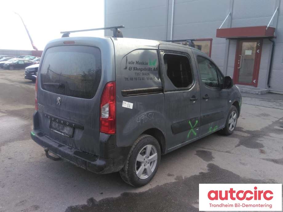 Peugeot Partner 2008-2015 (Type II, Fase 1) , Motorkode: 9HX, Girkassekode: 2231 21