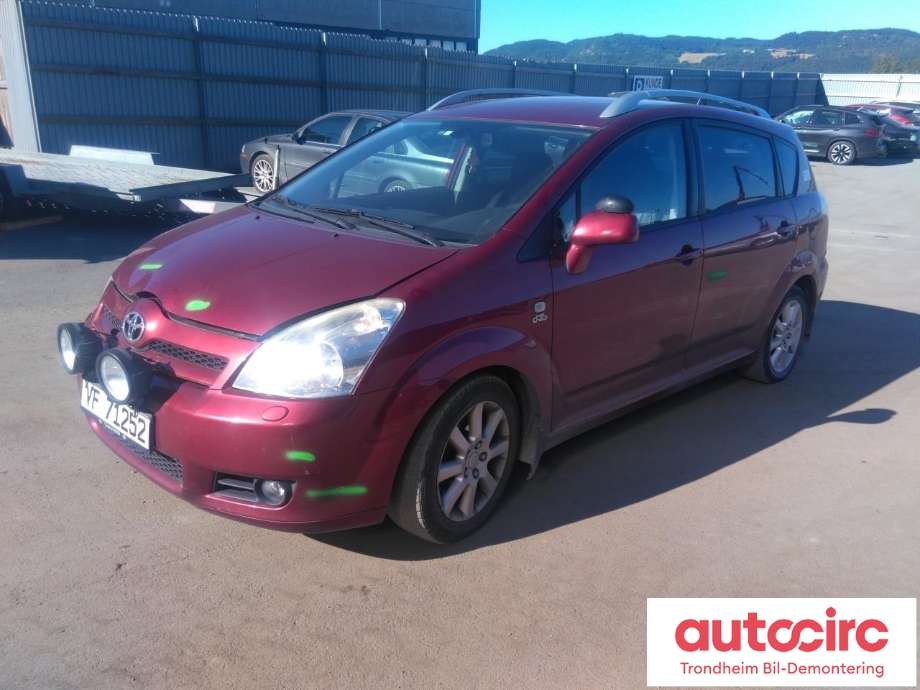 Toyota Verso 2004-2009 (Type II) , Motorkode: 1CD-FTV, Girkassekode: