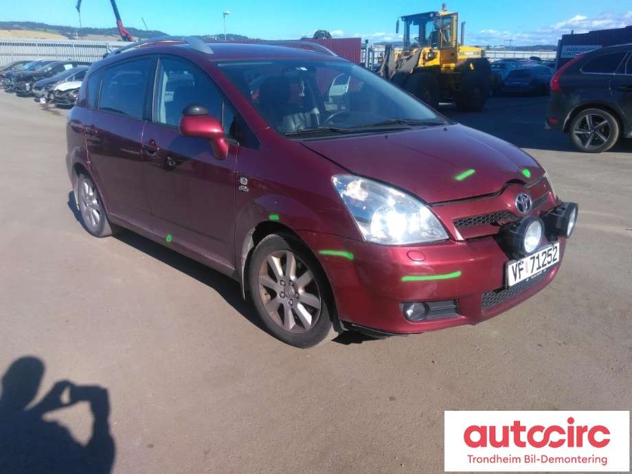 Toyota Verso 2004-2009 (Type II) , Motorkode: 1CD-FTV, Girkassekode: