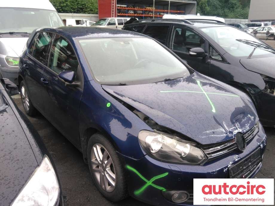 VW Golf VI 2008-2012 , Motorkode: CBAB, Girkassekode: KRN