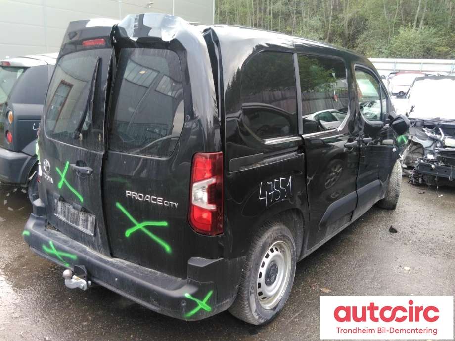 Toyota Proace City 2020-->> , Motorkode: DV5RE, Girkassekode: ....
