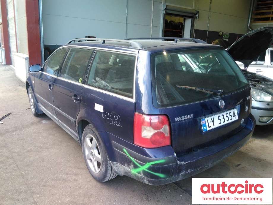 VW Passat 2001-2005 (B5,3BG) (B5,3BG), Motorkode: AVB, Girkassekode: EEN