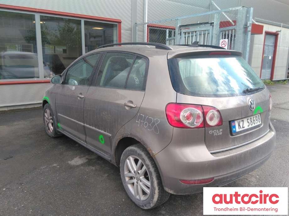 VW Golf, Plus/Cross 2009-2013 (Fase 2) , Motorkode: CAYC, Girkassekode: MPL