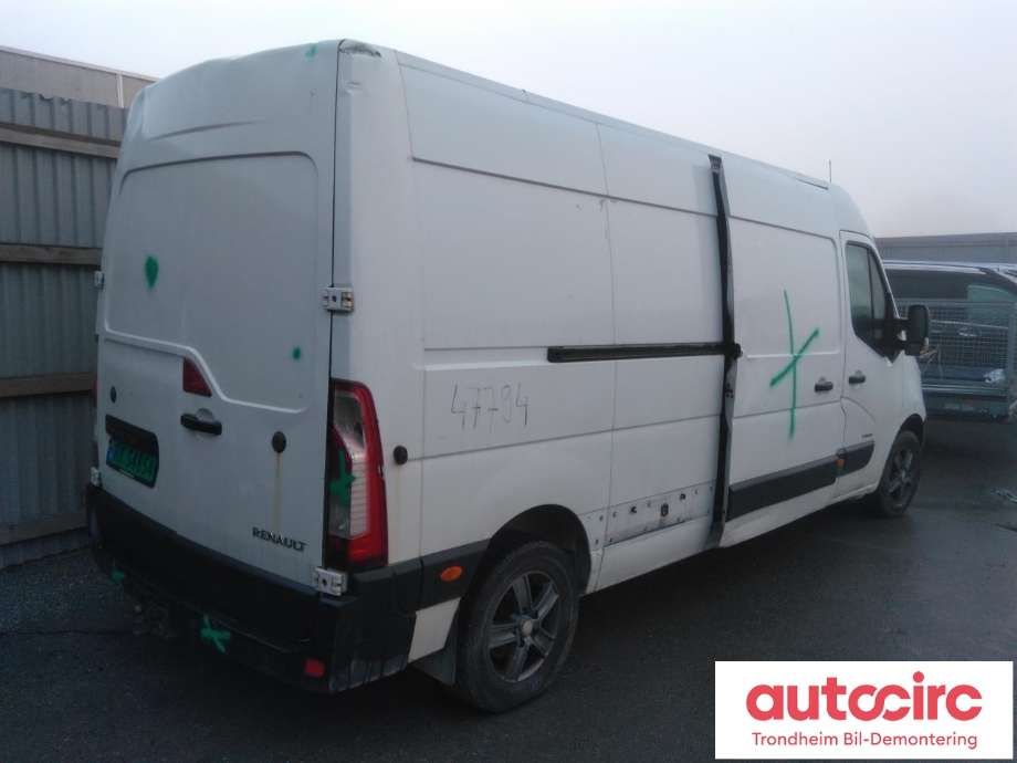 Renault Master 2010-2013 (Type III, Fase 1) , Motorkode: M9T-670, Girkassekode: 8201074163