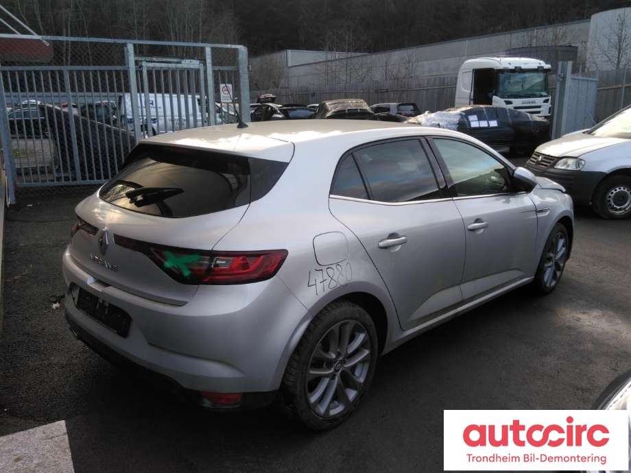 Renault Megane 2016-->> Type IV , Motorkode: K9K, Girkassekode: TL4