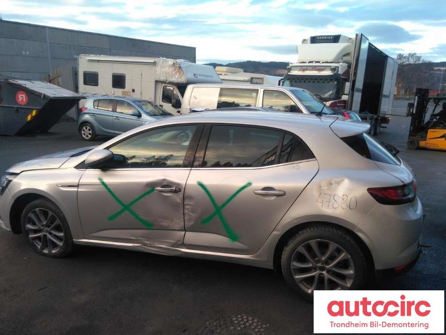 Renault Megane 2016-->> Type IV , Motorkode: K9K, Girkassekode: TL4