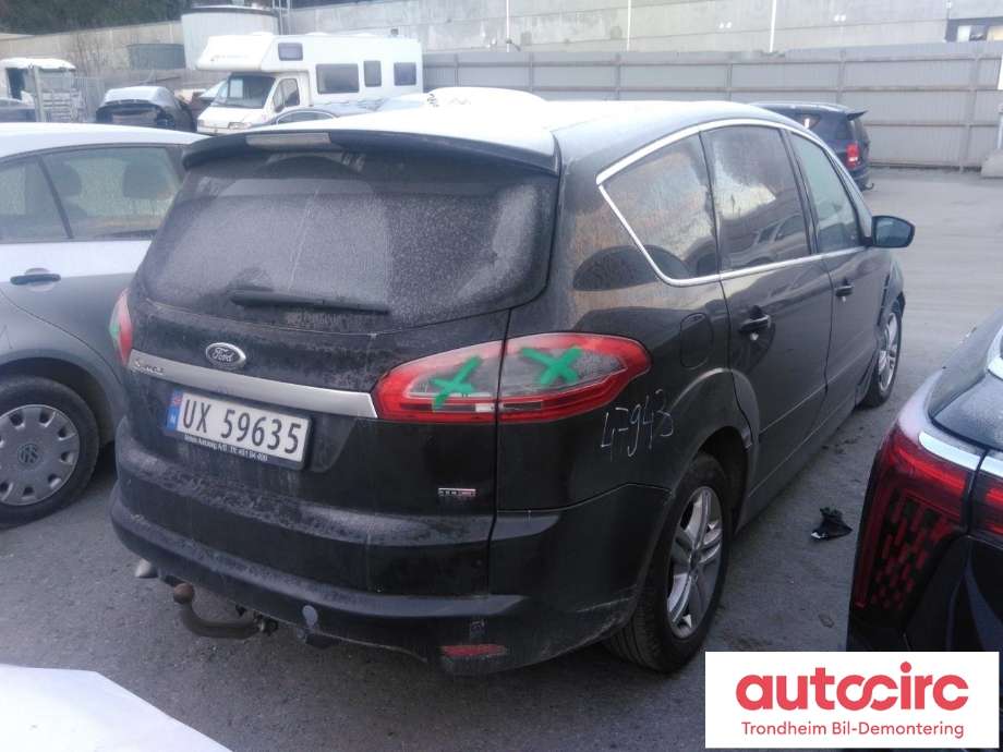 Ford S-Max 2010-2015 (Type I, Fase 2) , Motorkode: UFWA, Girkassekode: 6-TR POWERSHIFT 6DCT450 - MPS6
