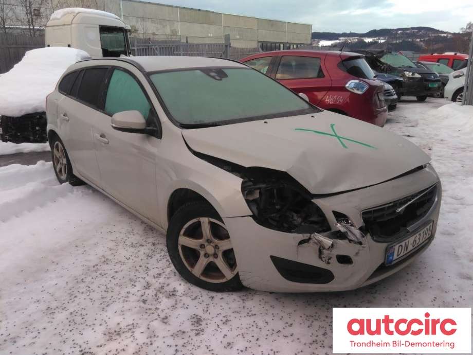 Volvo V60 2010-2013 (Type I, Fase 1) , Motorkode: D4162T, Girkassekode: 6-MAN 2WD / MMT6