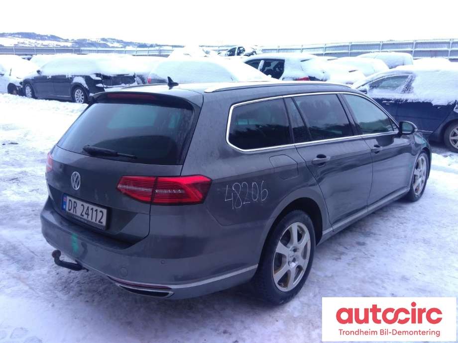 VW Passat 2015-2019 (Fase 1) (B8) (B8), Motorkode: CUKC, Girkassekode: RXG