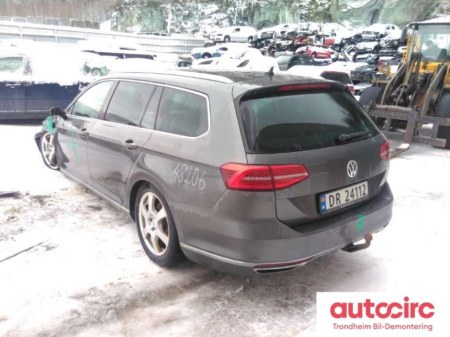 VW Passat 2015-2019 (Fase 1) (B8) (B8), Motorkode: CUKC, Girkassekode: RXG
