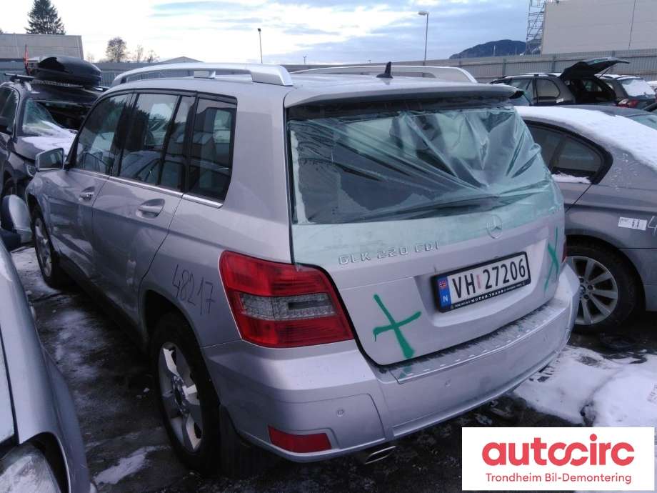 Mercedes GLK 2008-2015 (X204) (X204), Motorkode: 0M651.912, Girkassekode: 204607