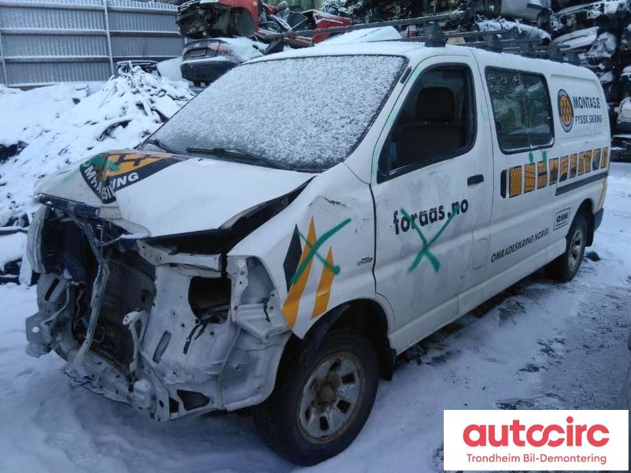 Toyota Hiace 2007-2012 (Fase 3) , Motorkode: 2KD-FTV, Girkassekode: 3303026A51