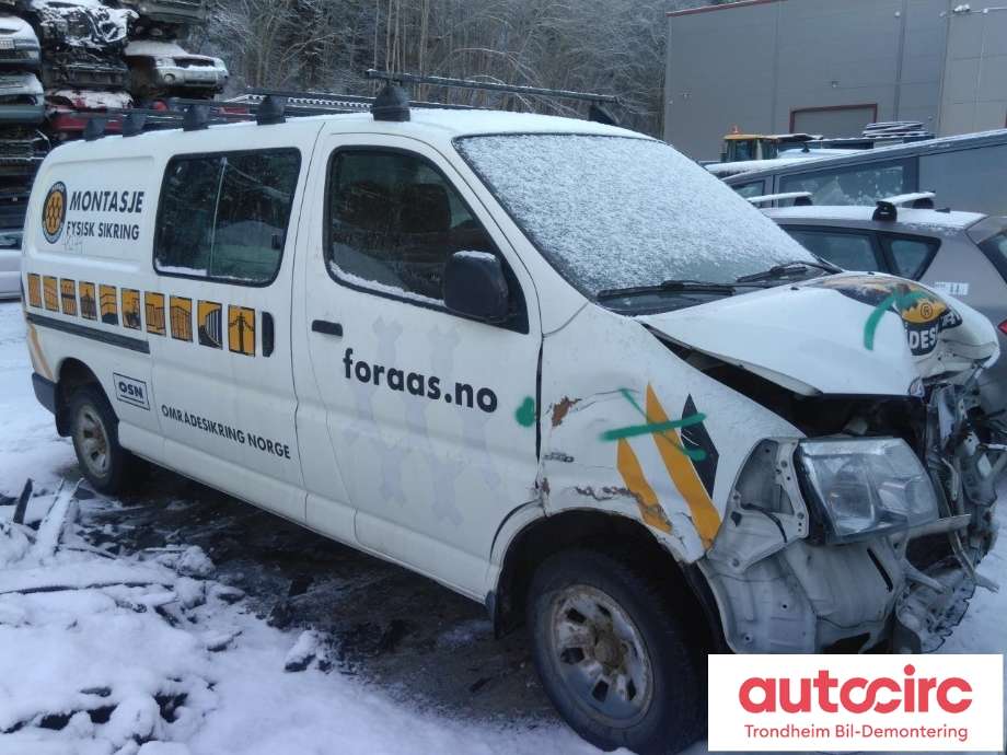 Toyota Hiace 2007-2012 (Fase 3) , Motorkode: 2KD-FTV, Girkassekode: 3303026A51
