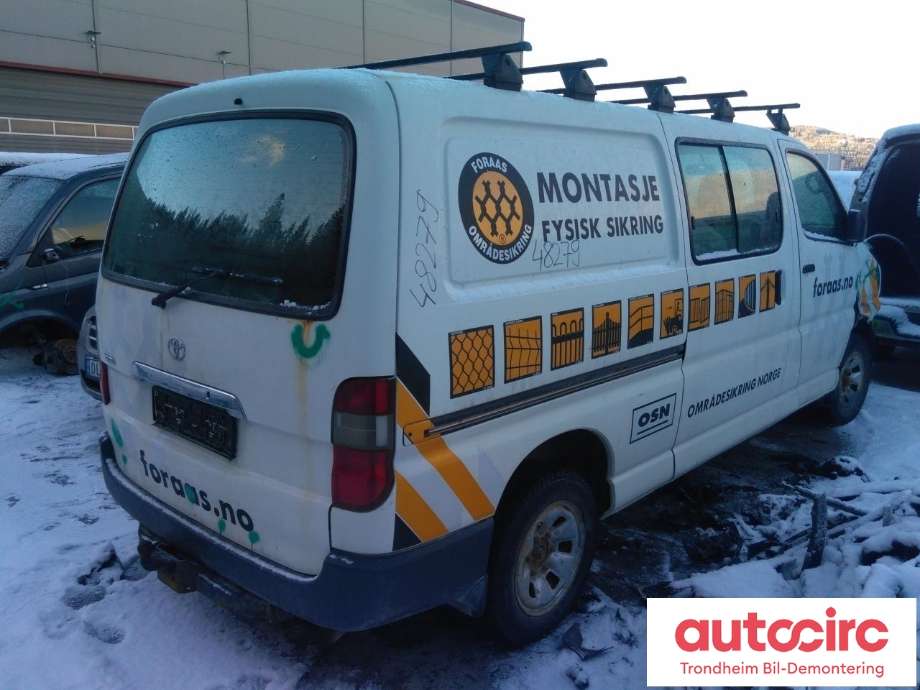 Toyota Hiace 2007-2012 (Fase 3) , Motorkode: 2KD-FTV, Girkassekode: 3303026A51