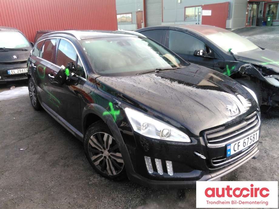 Peugeot 508 2011-2014 (Type I, Fase 1) , Motorkode: RHC, Girkassekode: 2231 S7
