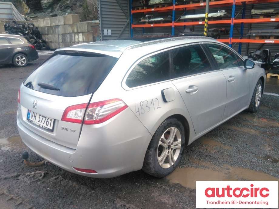 Peugeot 508 2011-2014 (Type I, Fase 1) , Motorkode: 9HL, Girkassekode: 2222 JW
