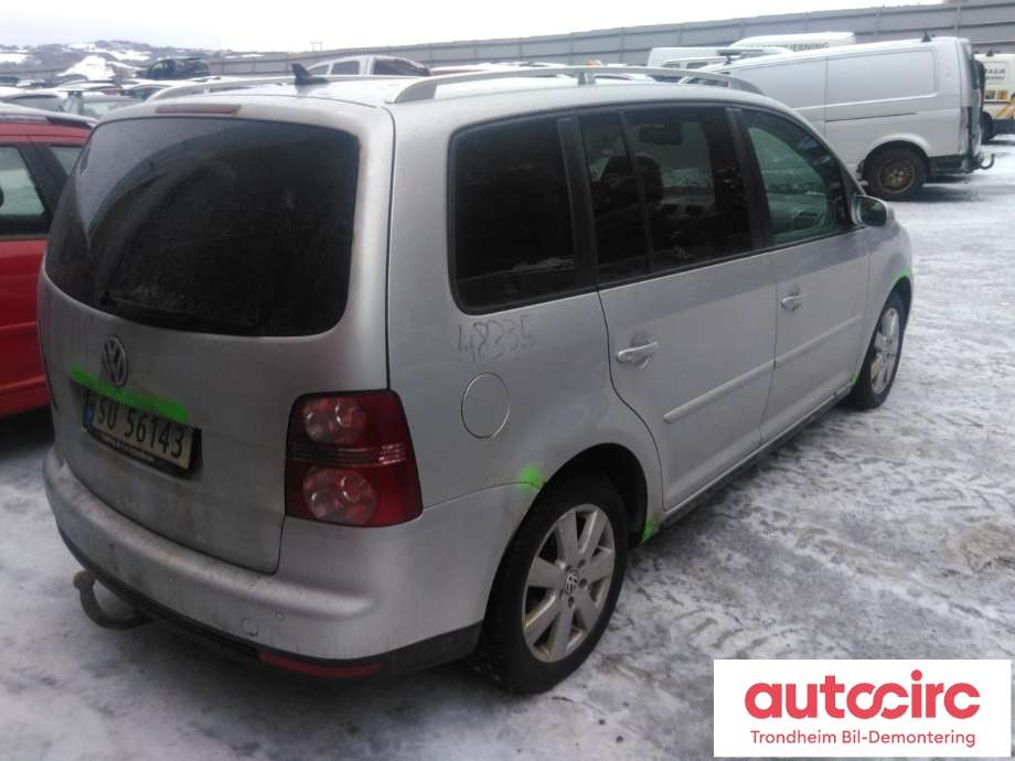 VW Touran 2007-2010 (Type I, Fase 2) , Motorkode: BMM, Girkassekode: KCV