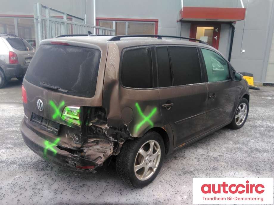 VW Touran 2010-2015 (Type I, Fase 3) , Motorkode: CAYC, Girkassekode: MFR