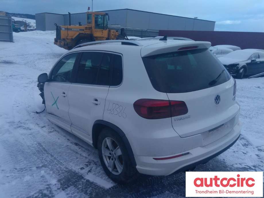 VW Tiguan 2011-2016 (Type I, Fase 2) , Motorkode: CFFB, Girkassekode: NYD