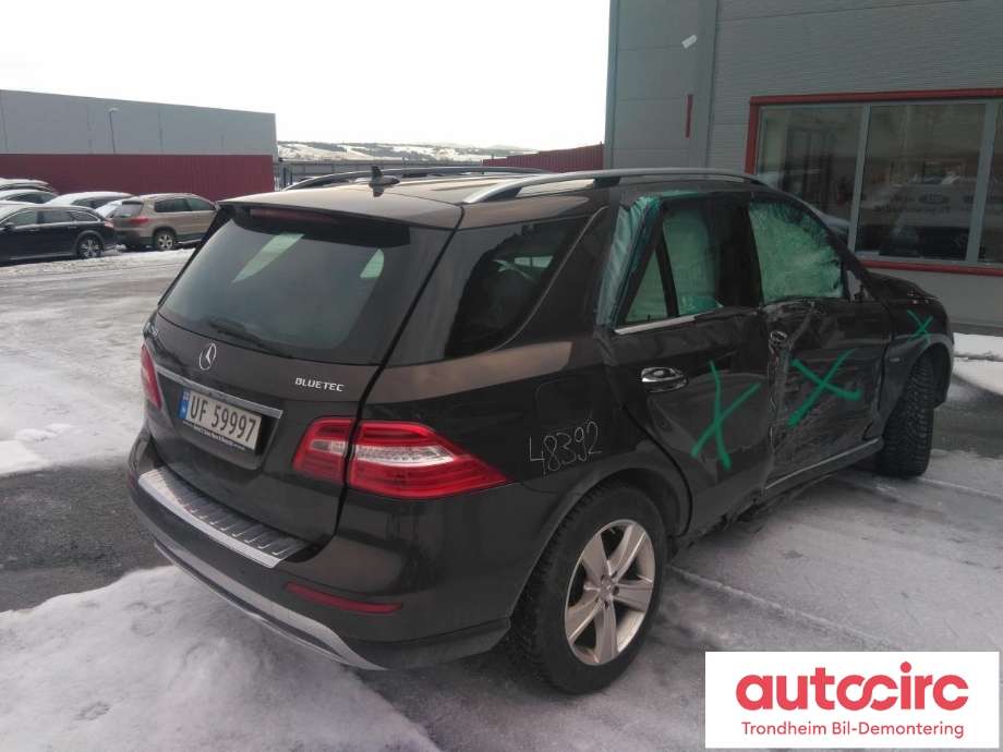 Mercedes ML 2011-2015 (Fase 1) (W166) (W166), Motorkode: OM651.960, Girkassekode: 722908