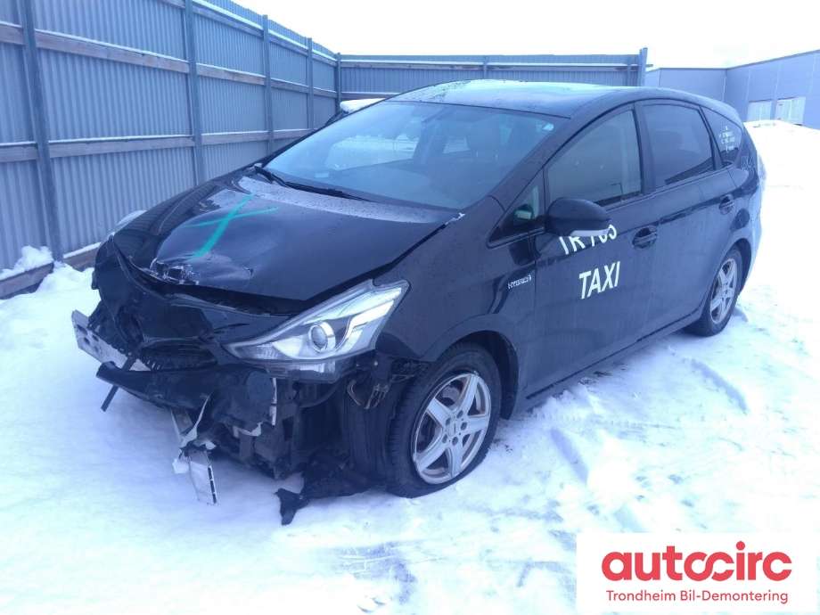 Toyota Prius +7 2012-2020 (Type III) (stasjonsvogn) (stasjonsvogn), Motorkode: 2ZR-FXE, Girkassekode: 3090047130