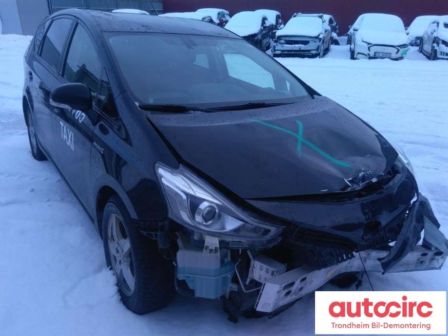 Toyota Prius +7 2012-2020 (Type III) (stasjonsvogn) (stasjonsvogn), Motorkode: 2ZR-FXE, Girkassekode: 3090047130