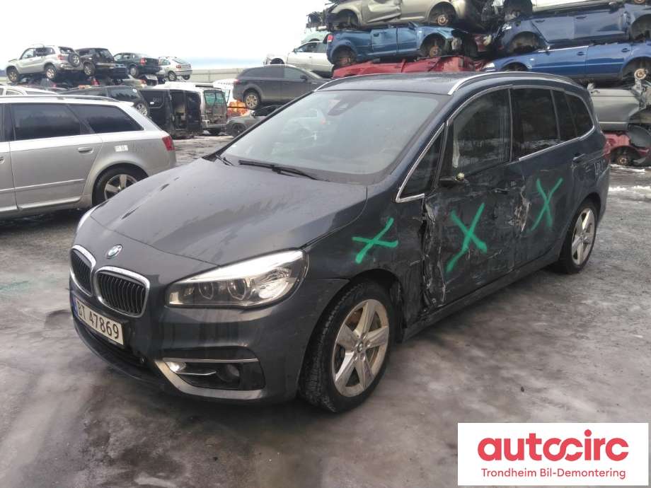 BMW 2-Serie, Active/Gran Tourer 2014-->> (F45/F46) (F45/F46), Motorkode: B47-C20A, Girkassekode: GA8F22AW