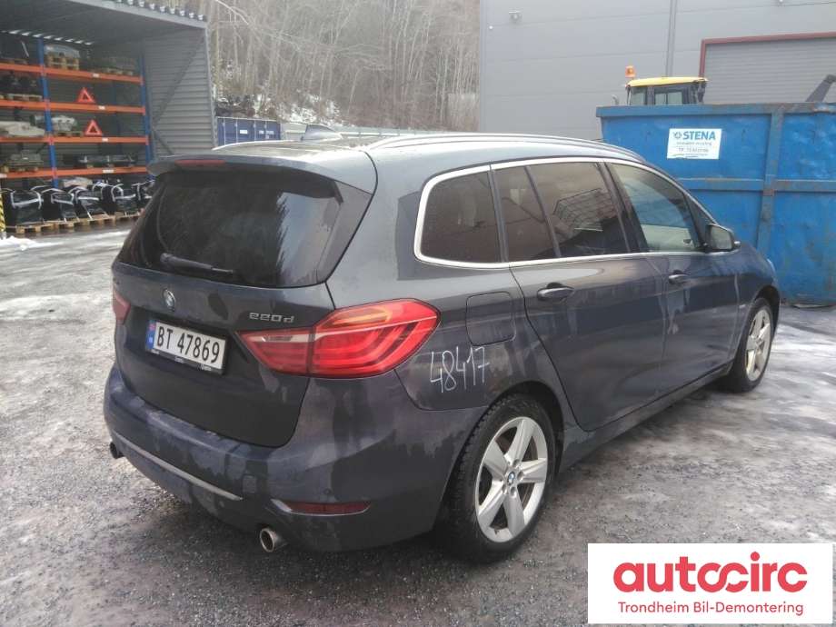 BMW 2-Serie, Active/Gran Tourer 2014-->> (F45/F46) (F45/F46), Motorkode: B47-C20A, Girkassekode: GA8F22AW