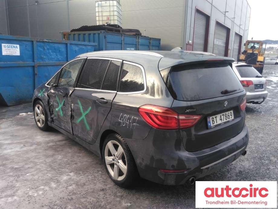 BMW 2-Serie, Active/Gran Tourer 2014-->> (F45/F46) (F45/F46), Motorkode: B47-C20A, Girkassekode: GA8F22AW