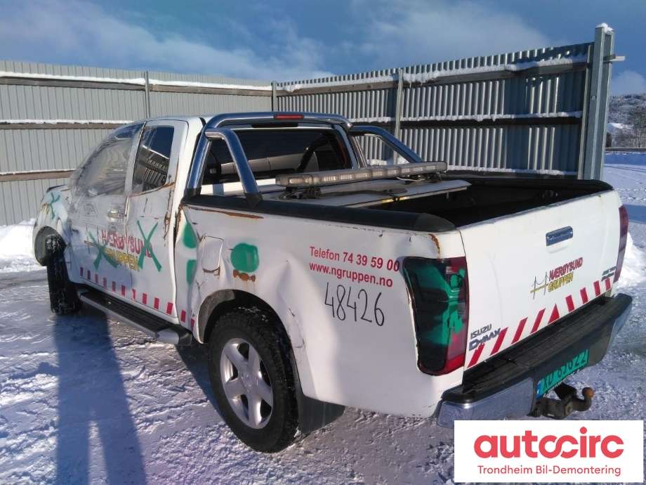 Isuzu D-Max 2012-2017 (Type II, Fase 1) , Motorkode: 4JK1-TC, Girkassekode: 8-98147-061-2