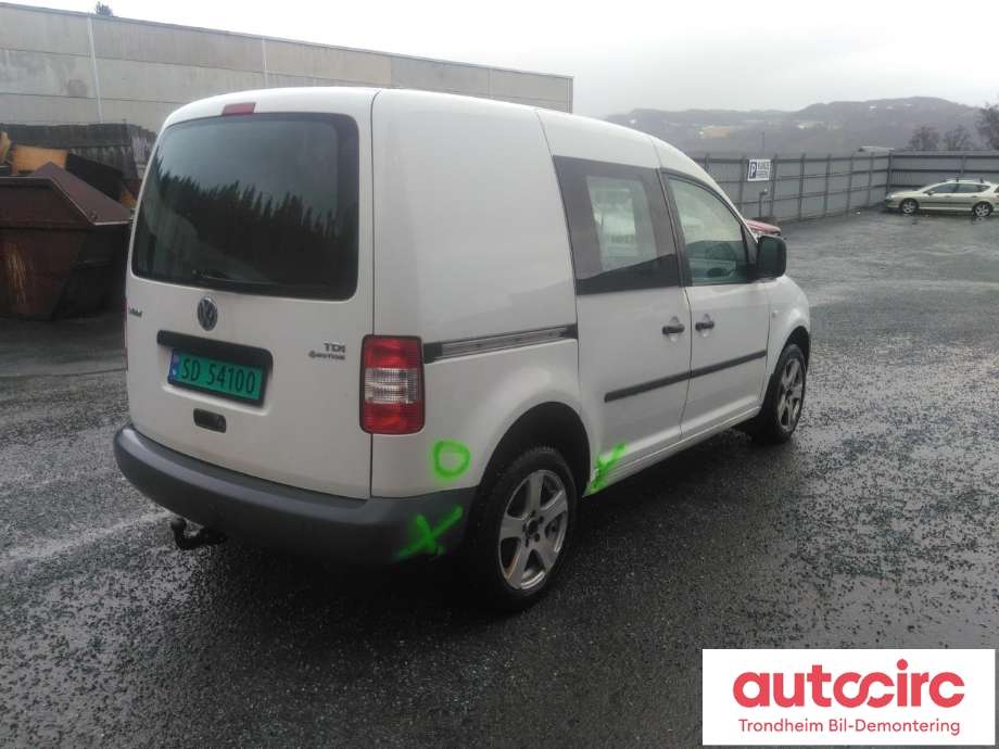 VW Caddy 2004-2010 (Type III, Fase 1) , Motorkode: BLS, Girkassekode: KXV