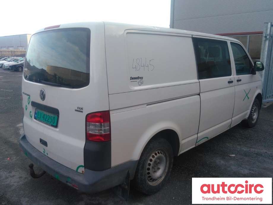 VW Transporter / Caravelle 2009-2015 (Fase 2) (T5) (T5), Motorkode: CAAC, Girkassekode: KQK