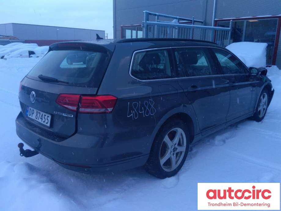 VW Passat 2015-2019 (Fase 1) (B8) (B8), Motorkode: CRLB, Girkassekode: PZN