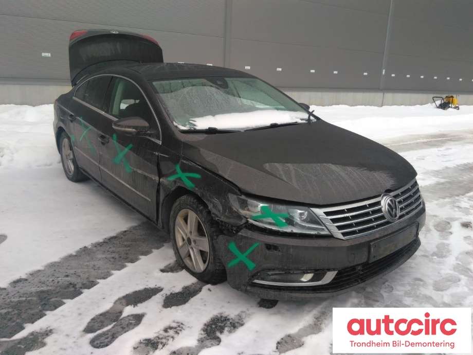 VW CC 2012-2014 (PASSAT CC) (PASSAT CC), Motorkode: CFFB, Girkassekode: NLP
