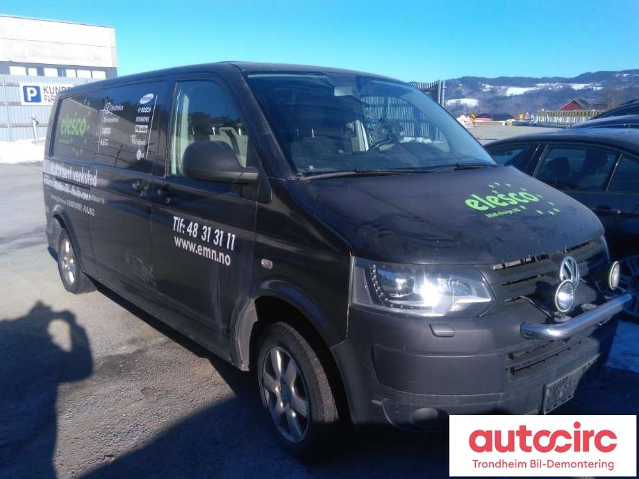 VW Transporter / Caravelle 2009-2015 (Fase 2) (T5) (T5), Motorkode: CAAC, Girkassekode: PAW