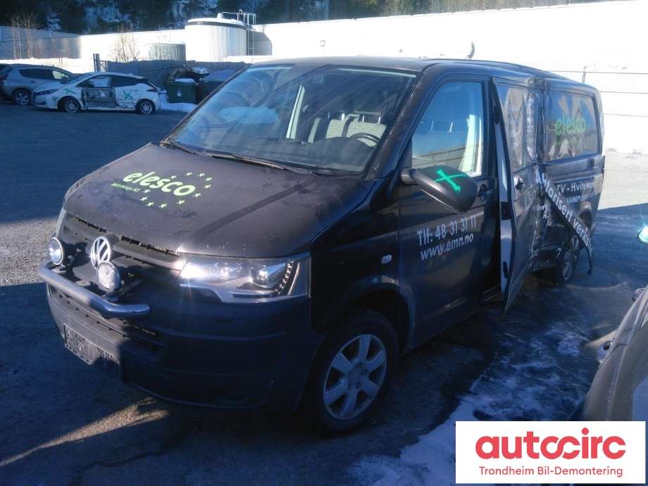 VW Transporter / Caravelle 2009-2015 (Fase 2) (T5) (T5), Motorkode: CAAC, Girkassekode: PAW