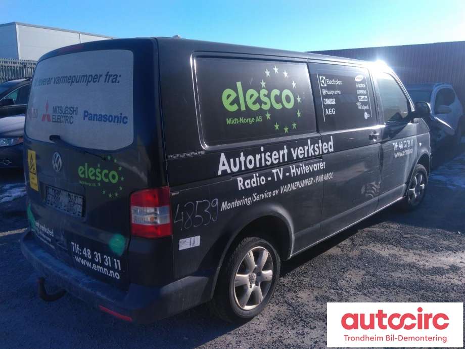 VW Transporter / Caravelle 2009-2015 (Fase 2) (T5) (T5), Motorkode: CAAC, Girkassekode: PAW